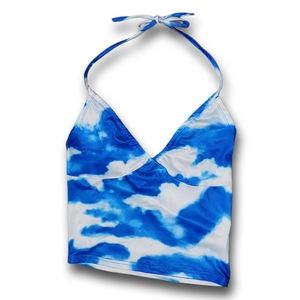 Cloudscape Halter Top NWT L